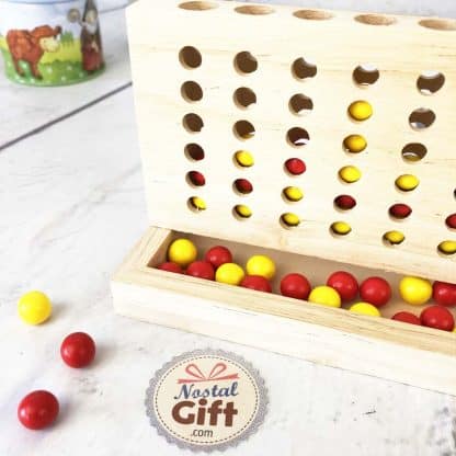 Jeu de société - Quatre à la suite en bois – Image 2