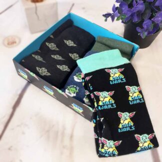 Coffret cadeau -  3 paires de chaussettes en coton The Mandalorian - The Child