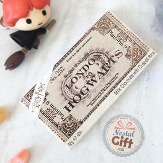 Ticket en chocolat Poudlard express - Harry potter