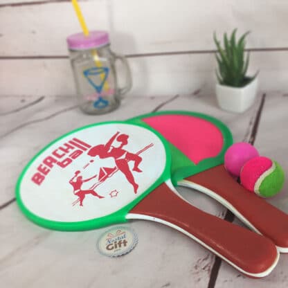 Raquettes de plage avec scratch – Image 2