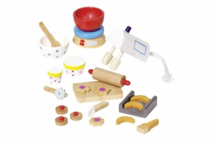 Jeux en bois - accessoires de pâtisserie pour maison de poupées – Image 4
