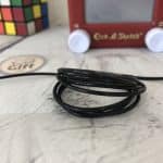 Fils de scoubidou - Noir (par 3)