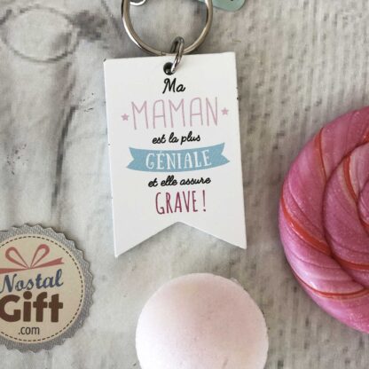 Porte clé famille "Ma maman"