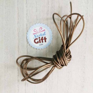 Fils de scoubidou - Doré bronze (par 3)