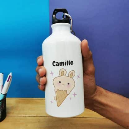 Gourde personnalisée - Glaces Kawaii - cadeau rentrée scolaire pour  fille – Image 4
