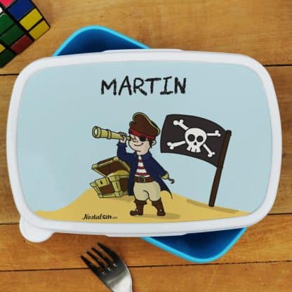 Boîte à goûter & gourde enfant personnalisées  Pirate – Image 5