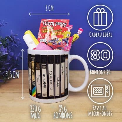 Mug bonbon années 80 - Collection "VHS 80" – Image 5