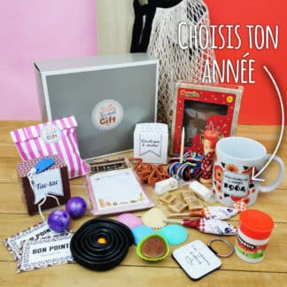 Coffret Cadeau femme « Génération 60 » Personnalisé - cadeau Femme